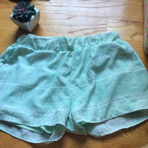 Teal Shorts